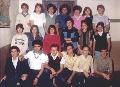 Terza B, '83-'84, Liceo Ginnasio Archita di Taranto